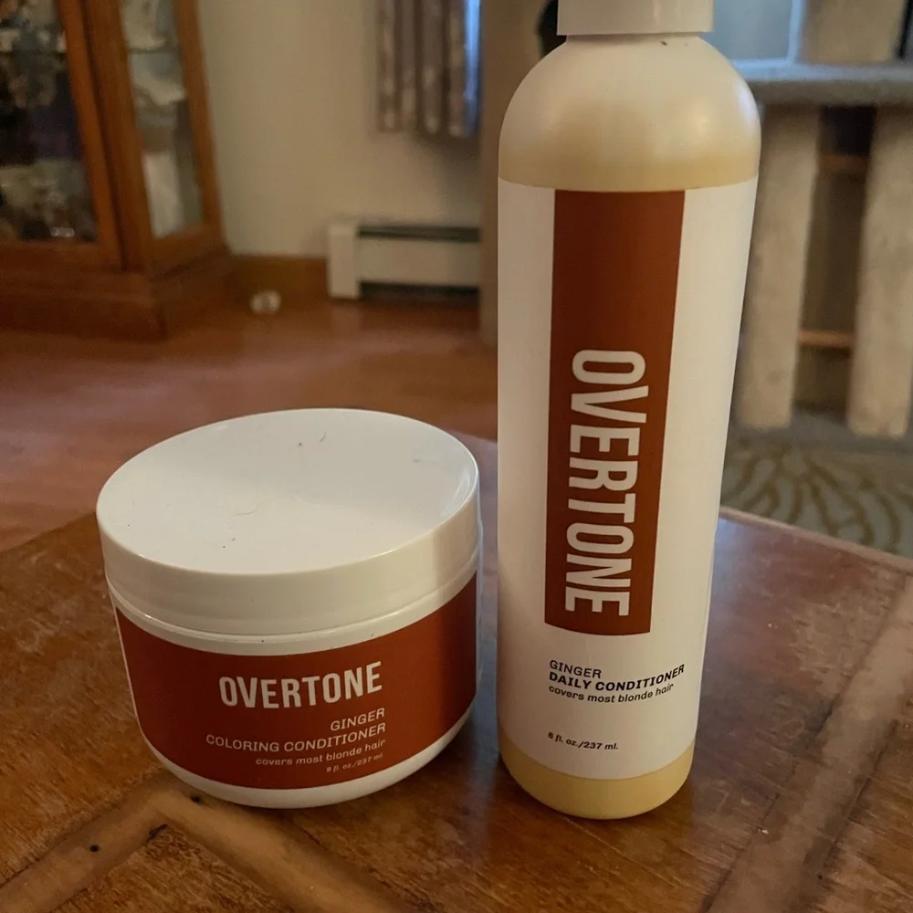 OVERTONE GINGER COLORING & DAILY CONDITIONERS - Picture 1 of 1